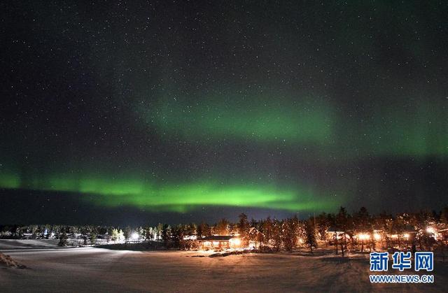 芬蘭北極光活躍 吸引世界各地遊客