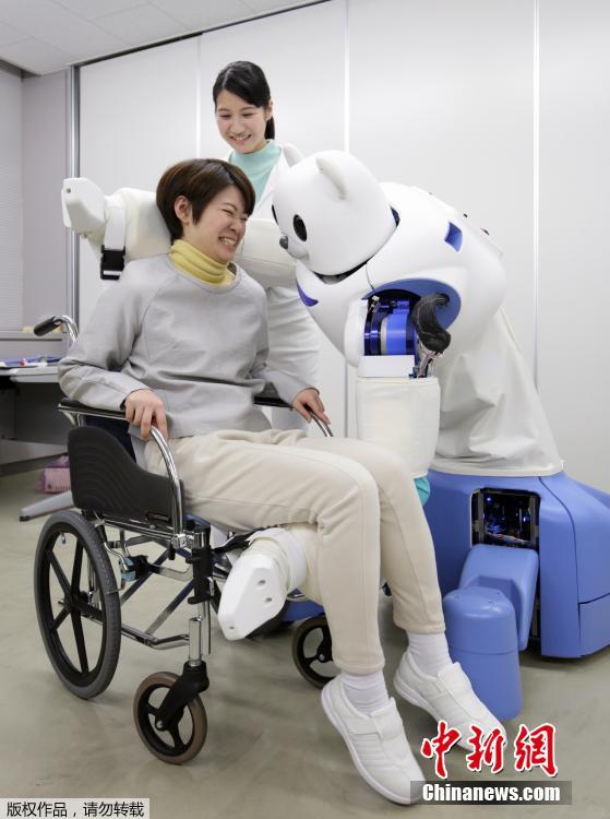 日本研製保姆機器熊 為老弱病人提供便利
