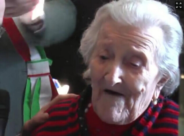 欧洲最长寿老妇称靠单身和吃生鸡蛋活115岁