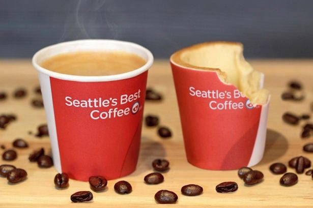 肯德基推出可食用咖啡杯 美味环保两不误