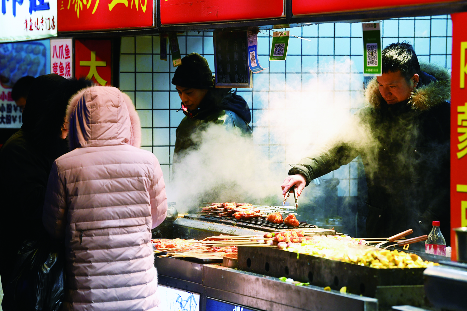 长春桂林路商圈美食街引诸多网红争相前往“打卡”
