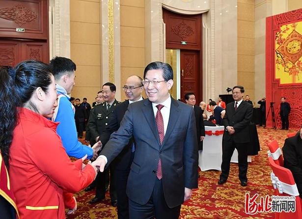 河北省委省政府舉行春節團拜會 王東峰講話 許勤主持