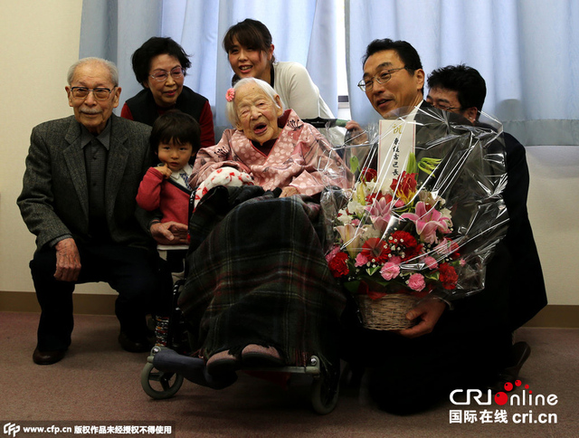 世界最長壽老人慶祝117歲生日