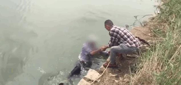 เล่นโดรนเจอคนแก่ตกน้ำ！ เด็กชายวัย 13 ปีช่วยชีวิตได้สำเร็จ_fororder_微信截图_20201009142858