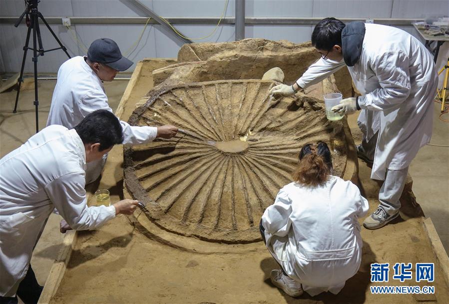 河北行唐故郡东周时期“豪车”展露真容