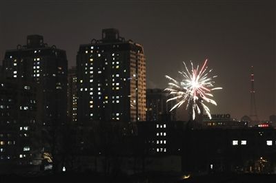 北京今年元宵夜PM2.5峰值仅去年一半