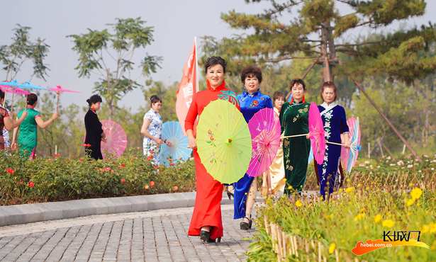 唐山开平：九月花海健康行