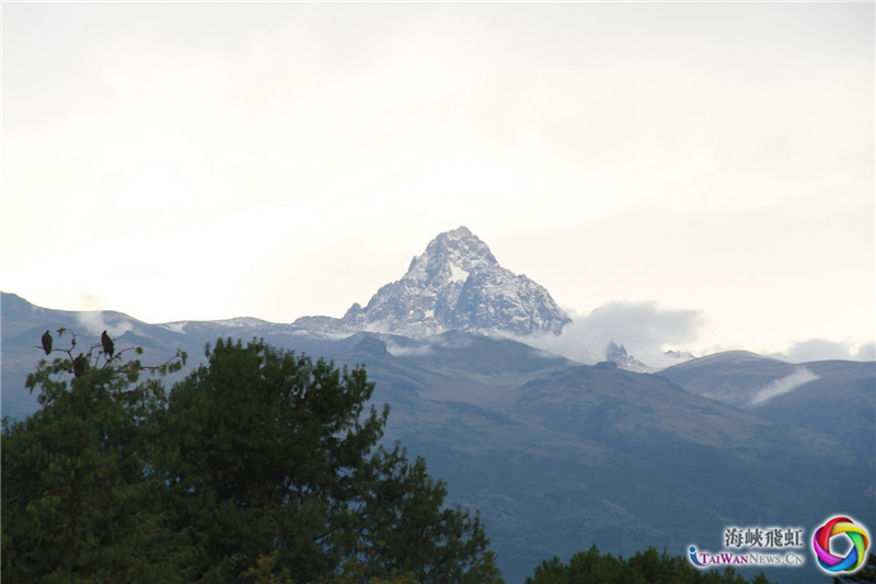 偶尔露真容。 (王新俊 摄)