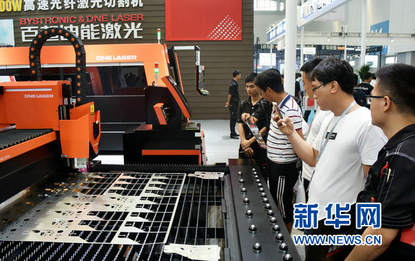第十三屆天津機械博覽會在梅江會展中心舉行