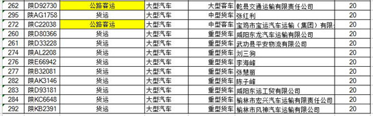 陕西省交通违法未处理20条以上的客货运车辆_fororder_4