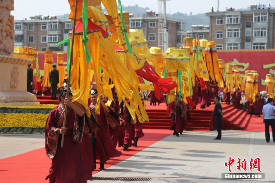 圖為樂舞告祭。劉玉桃 攝