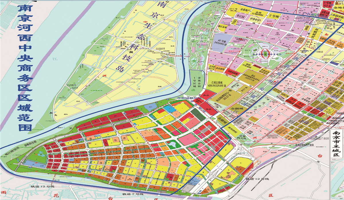 南京河西规划图片