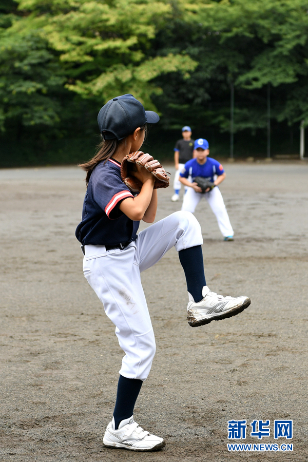 中日棒球少年在东京举行交流比赛