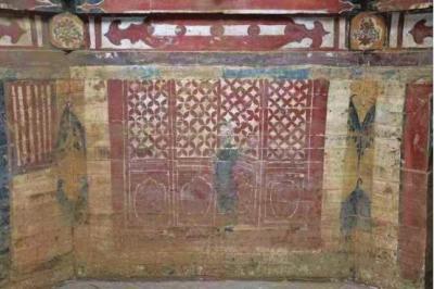 【中原文化-圖片】安陽首次發現金代高僧壁畫墓