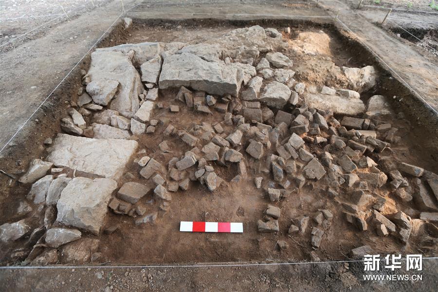 龙门石窟考古发现唐代塔基 初步推测为印度高僧墓塔