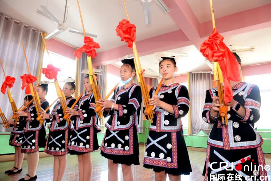 （组图）贵州台江：“苗族非遗进课堂”有声有色
