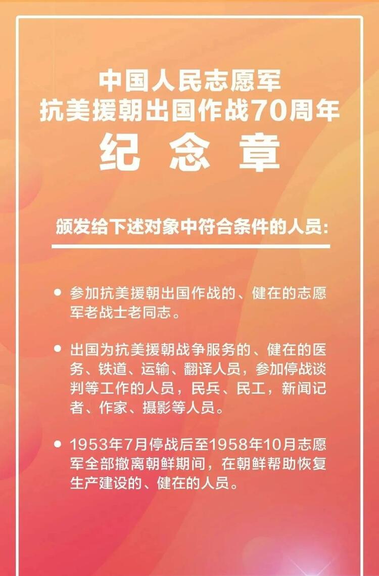 总台43位老同志荣获“中国人民志愿军抗美援朝出国作战70周年”纪念章