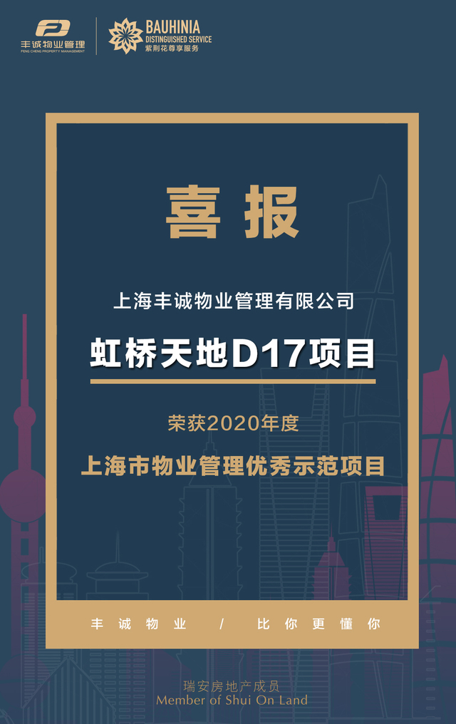 丰诚物业多个项目获评市优秀示范项目称号