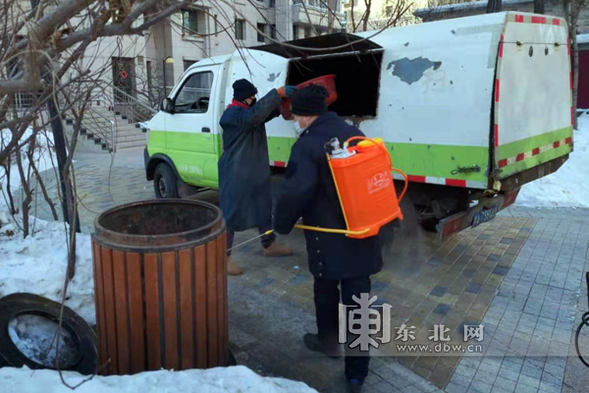 哈尔滨城区每天4000吨生活垃圾封闭转运不落地防疫消杀