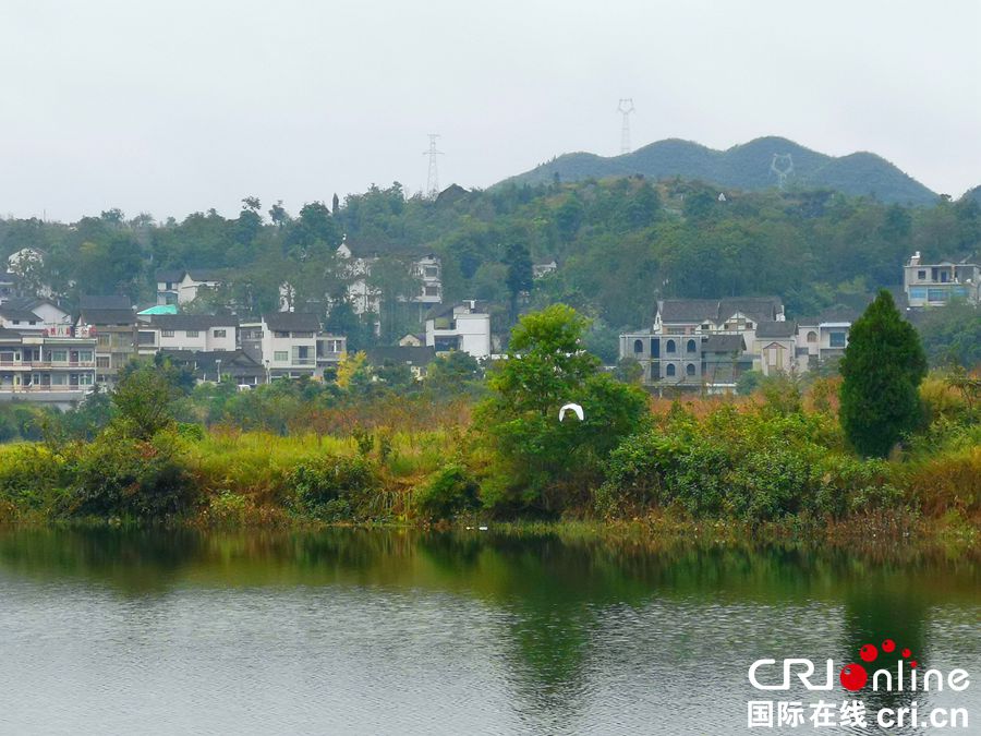 （推英文）贵州贞丰三岔河湿地：绿水青山伴乡村（组图）