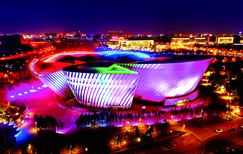 长春"城市之花"点亮南部新城