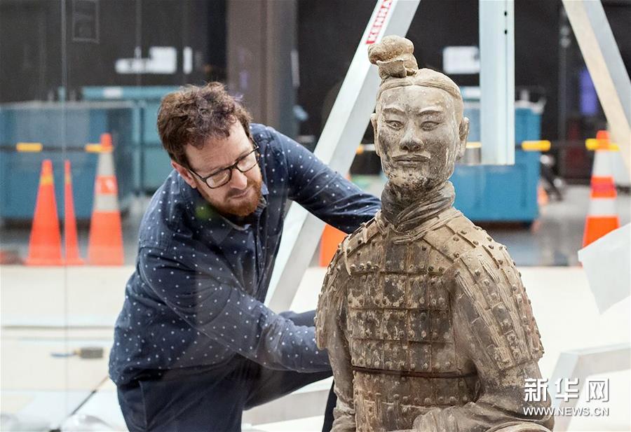 秦始皇兵马俑在新西兰国家博物馆展出