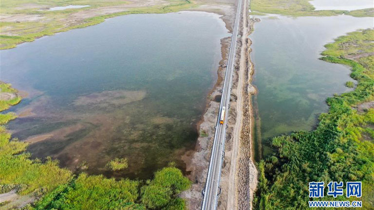 Xinjiang'da "hava merdiveni"