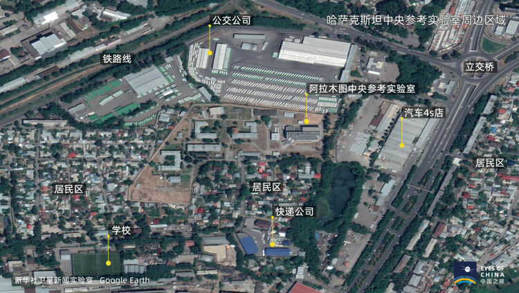 卫星直击美国全球生化实验室