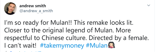 Mulan'ın askisyon verisyonu gösterime hazır