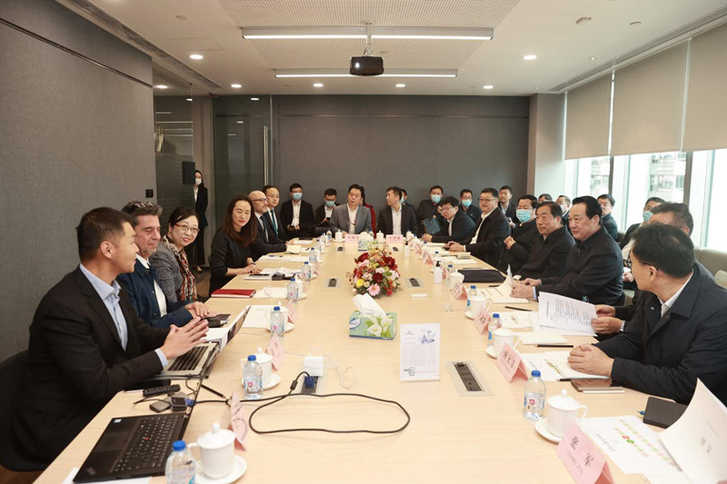 济南市委书记孙立成在上海走访企业 推动合作项目落地济南