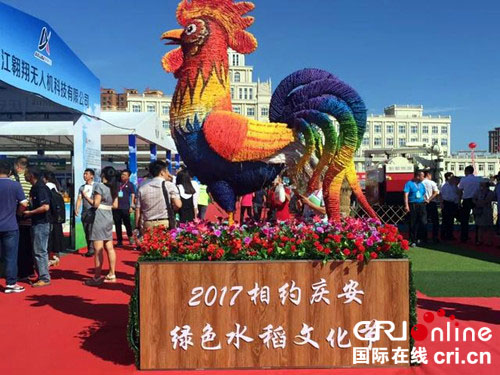 原創【龍遊天下】黑龍江慶安水稻文化節主題展區面向遊人開放