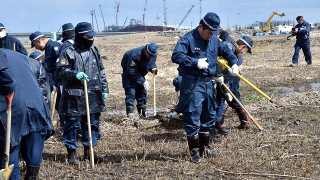 海嘯四週年：日本志願者仍在尋找遇難者遺體