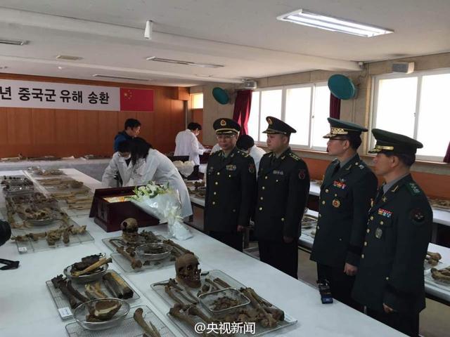 68具在韩中国志愿军烈士遗骸将于3月20日装运回国