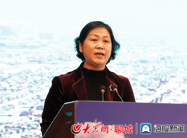 聊城市副市长马丽红致辞