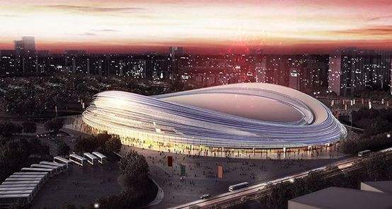 "Ice ribbon" filin wasan zamiyar kankara na gasar Olympic mai zuwa dake birnin Beijing
