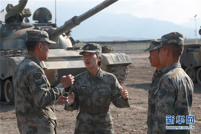 Mahepali: 'Yar kabilar Kazakh wadda ke jagorantar bangaren tankunan yaki na bataliyar soja dake jihar Xinjiang