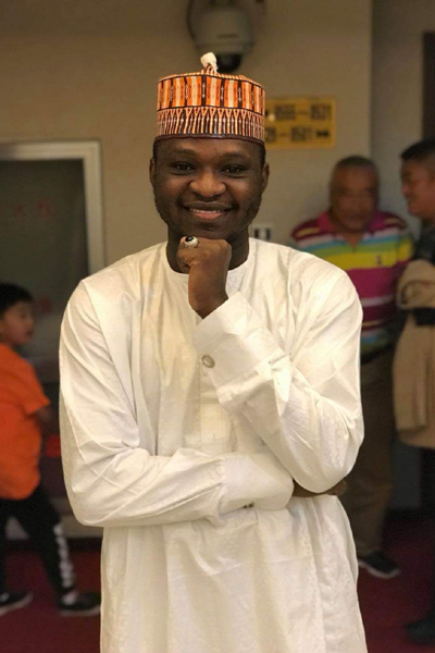 Hira da Abubakar Sani Kutama dalibin Najeriya dake karatu a birnin Shenyang dake arewacin kasar Sin