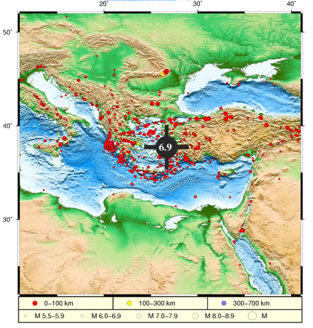 自然資源部海嘯預警中心：土耳其海域地震可能會在震源周圍引發局地海嘯