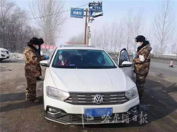 哈爾濱五常:巾幗不讓鬚眉!25名女子民兵逆行出征,24小時值守入省卡點