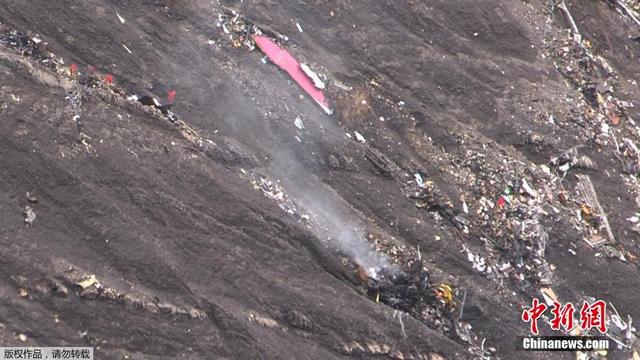 德翼航空客機墜毀首批飛機殘骸照片曝光