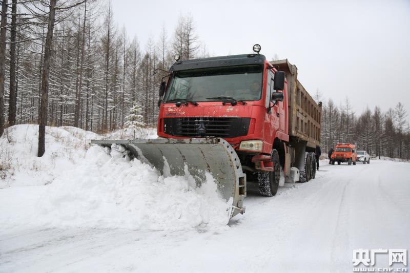 中国最冷小镇大兴安岭呼中区降下十年同期少见大雪