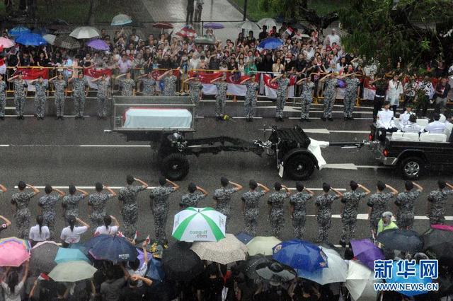 新加坡为建国总理李光耀举行国葬