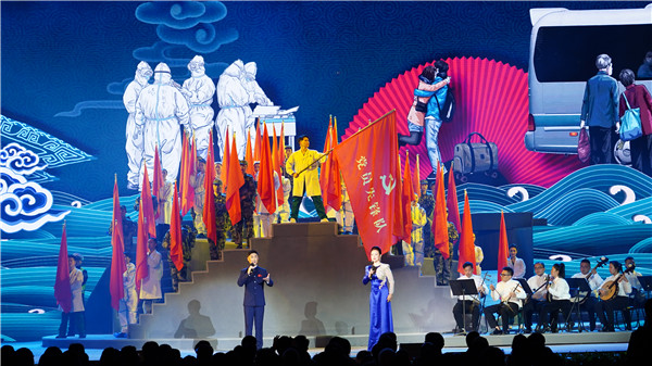 "抗疫"诗篇文艺表演 摄影 刘浪涛