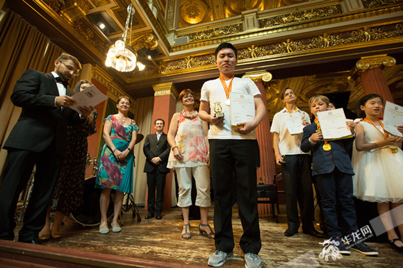 【文化 標題摘要】重慶17歲小提琴選手獲維也納國際賽最高榮譽獎