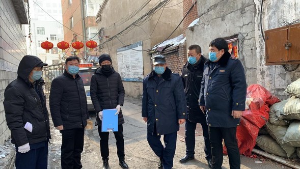 绥化市北林区市场监管局开展居民小区疫情管控工作