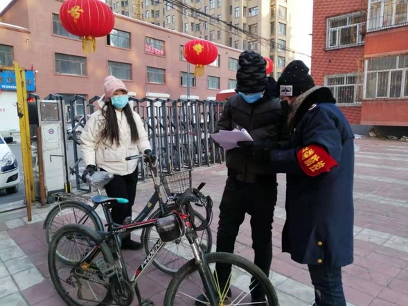 綏化市北林區市場監管局開展居民小區疫情管控工作