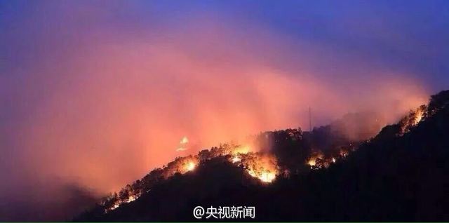 广西梧州突发山火 紧急转移190人