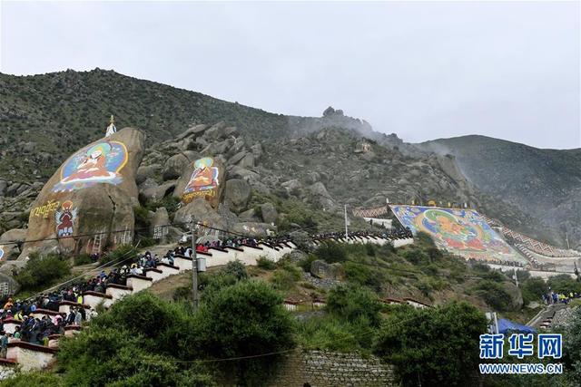西藏：哲蚌寺展佛 雪頓節開幕
