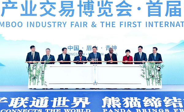 2020中國國際竹産業交易博覽會·首屆數字國際熊貓節在青神開幕