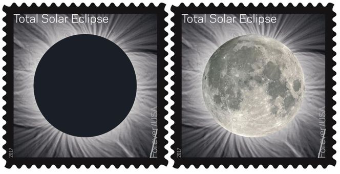 美國還發行了日食郵票_fororder_郵票